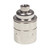 ES | E27 | Edison Screw Nickel Plain Lampholder with 1/2" Fixing