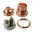 BC | B22 | Bayonet Cap Copper Un-Switched Lampholder 10mm Entry