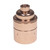 ES | E27 | Edison Screw Plain Copper Lampholder with 10mm Fixing