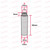 38mm Nickel Spacer with Male & Female 10mm Threads