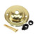 Brass Ceiling Plate with 10mm Hole & Screws 3127865