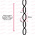 Steel Black Plated Decorative Gothic Chain