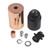 ES | E27 | Edison Screw Copper Lampholder Cup and Cord Grip