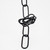 Black Plated Lighting Chain Open Link 38mm 3314593