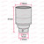 ES | E27 | Edison Screw Brass Plain Lampholder with 20mm Base Thread