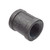 20.9mm BSPT Coupler Section Malleable Iron Black