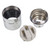 ES | E27 | Edison Screw Chrome Plain Lampholder with 20mm Base Thread