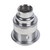 ES | E27 | Edison Screw Chrome Threaded Lampholder with 20mm Base Thread