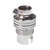SBC | B15 | Small Bayonet Cap Chrome Lampholder With 1/2" Base Fixing