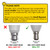 SBC | B15 | Small Bayonet Cap Nickel Lampholder With 1/2" Base Fixing 4305055