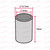 Bronze Internal 10mm Threaded Coupler 19mm Long