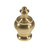 Brass Long Crown Finial with 10mm Thread
