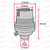 BC | B22 | Bayonet Cap Old English Un-Switched Lampholder with Stem Lock