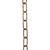Square Twisted Chain Antique Brass Plated