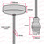 Brass Pendant Kit 1m Cable - Black 4700291