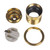 ES | E27 | Edison Screw Brass Threaded Lampholder with 1/2" Base Fixing
