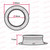 ES | E27 | Edison Screw White Zinc Threaded Lampholder with 10mm Entry