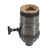 E26 Bronze Threaded Switched Lampholder with 1/8" IP Thread