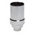 SES | E14 | Small Edison Screw Chrome Plain Lampholder with 10mm Entry