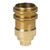 SES | E14 | Small Edison Screw Brass Threaded Lampholder with 10mm Entry and Shade Rings