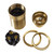 SES | E14 | Small Edison Screw Brass Threaded Lampholder with 10mm Entry and Shade Rings