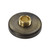 Antique Brass Nut Cover for 10mm Backplates