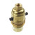 BC | B22 | Bayonet Cap Brass Switched Lampholder 10mm Entry with Stem Lock