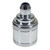 ES | E27 | Edison Screw Chrome Pendant Lampholder with Plain Centre