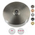 Satin Nickel Ceiling Rose with 10mm Holes and Fixing Plate 6602454