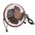 4" USB Fan Metal Rose Gold Finish