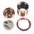 ES | E27 | Edison Screw Copper Threaded Lampholder with 10mm Base Fixing