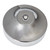 Chrome Metal Ceiling Cap 100mm With Grommet 8414059