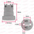 ES | E27 | Edison Screw One Piece Plastic Lampholder No Bracket