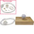 Plastic Wooden Table Lamp Fixing Kit With Wood Nipple 7800506