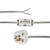 Transparent 2 Core With Plug & In Line Switch 2.5m Long 11731180