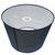 Drum Shade 30cm Textured Faux Linen Navy Blue