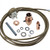 Ceramic Side Entry Wiring Kit with Switched BC | B22 Lampholder