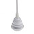 ES | E27 | Edison Screw White Half Threaded Lampholder for Ceiling Lights