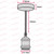 Brushed Chrome 6" Threaded E27 Pendant Light Fitting Class 2