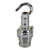 BC | B22 | Bayonet Cap Lampholder with Hook Chrome