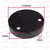 Black 3 Hole 120mm Ceiling Rose Kit