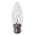 BC | B22 Clear Candle Tough Lamp 40W