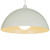 35cm Cream Metal Dome Shade