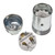 SES | E14 | Small Edison Screw Plain White Zinc Lampholder with 10mm Base Fixing