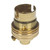BC | B22 | Bayonet Cap Brass Un-Switched Lampholder 10mm Entry