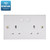 Status Smart Wi-Fi 2 Gang Mains Socket