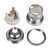 BC | B22 | Bayonet Cap Chrome Un-Switched Lampholder 10mm Entry