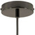 Black Pearl 1 Hole 120mm Ceiling Rose