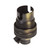 SBC | B15 | Small Bayonet Cap Antique Brass Lampholder with 10mm Fixing