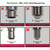 SBC | B15 | Small Bayonet Cap Chrome Lampholder with 10mm Base Fixing